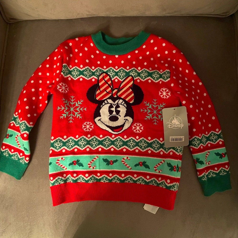 Disney Minnie Christmas sweater